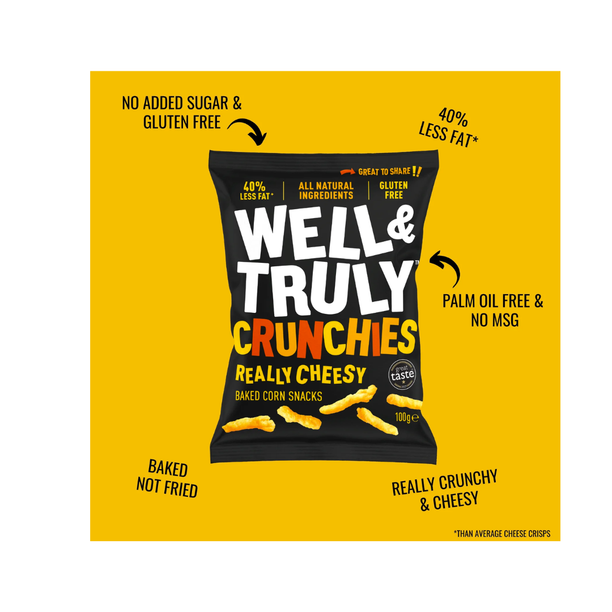 Well & Truly Crunchies Really Cheesy 30g