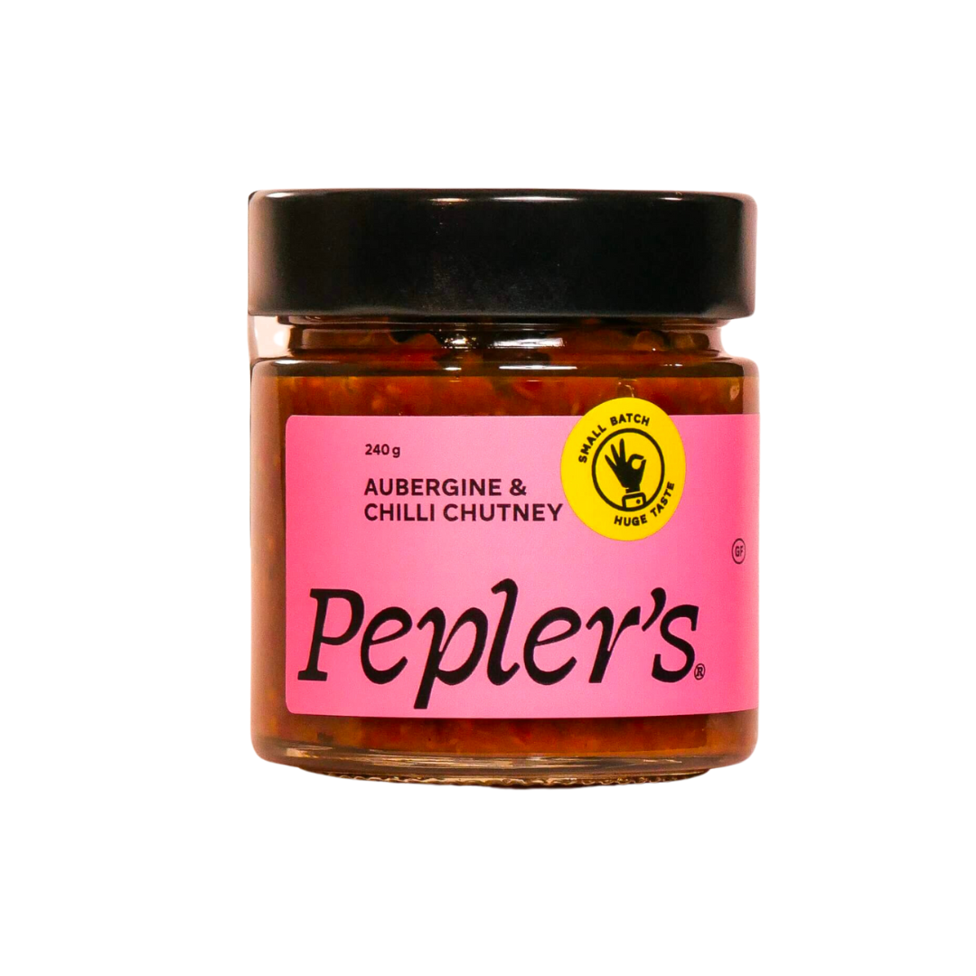 Peplers Aubergine & Chilli Chutney