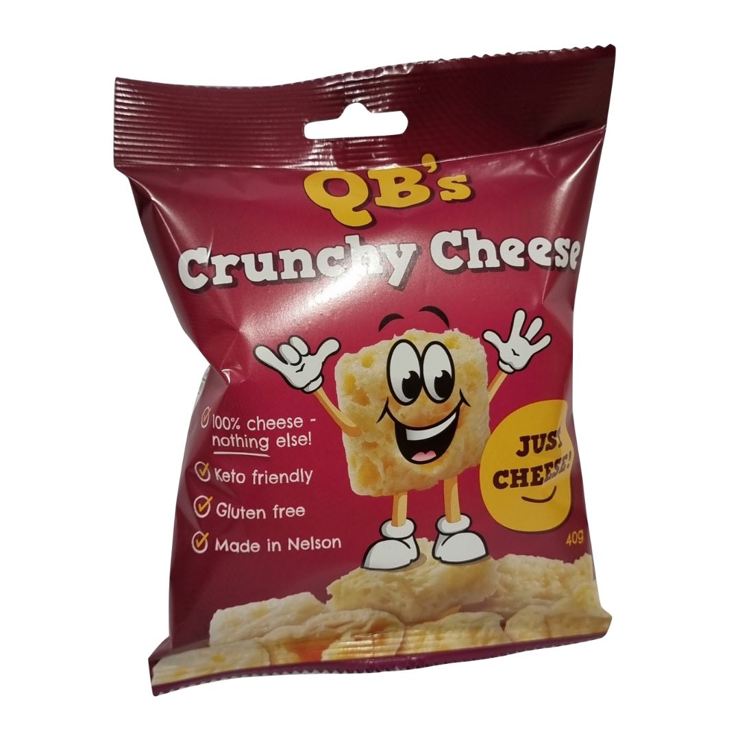QB Snacks Crunchy Cheese Just Cheese