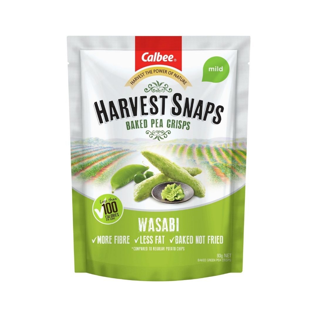 Calbee Harvest Snaps Wasabi Pea Crisps