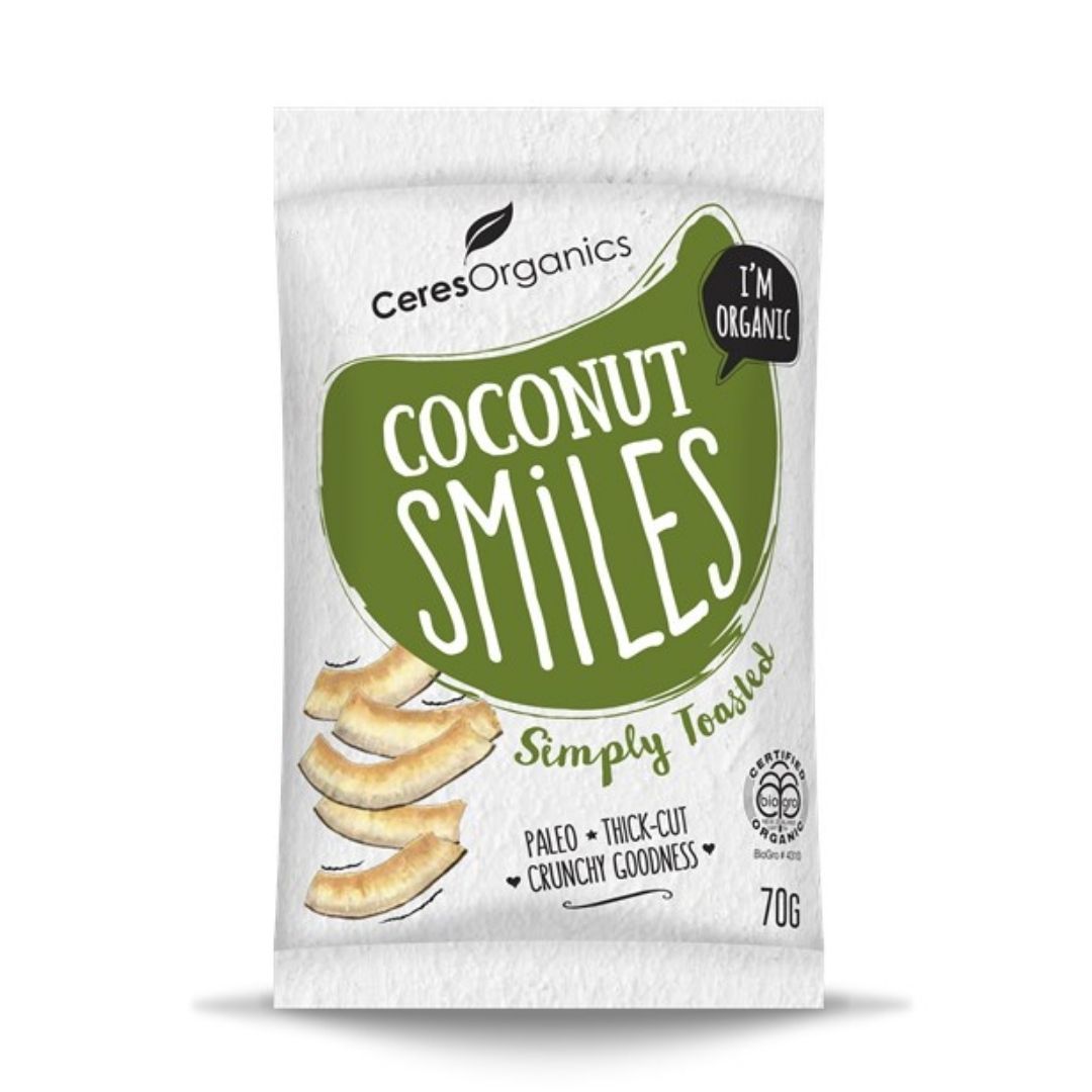 Ceres Organics Coconut Smiles Simply Toasted Chips