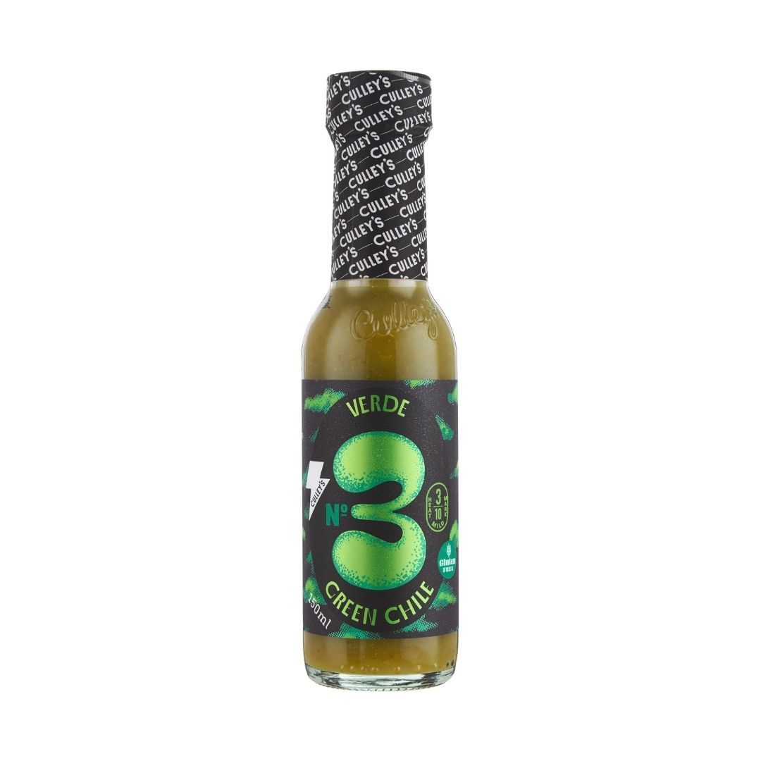 Culleys No 3 Verde Green Chile Hot Sauce