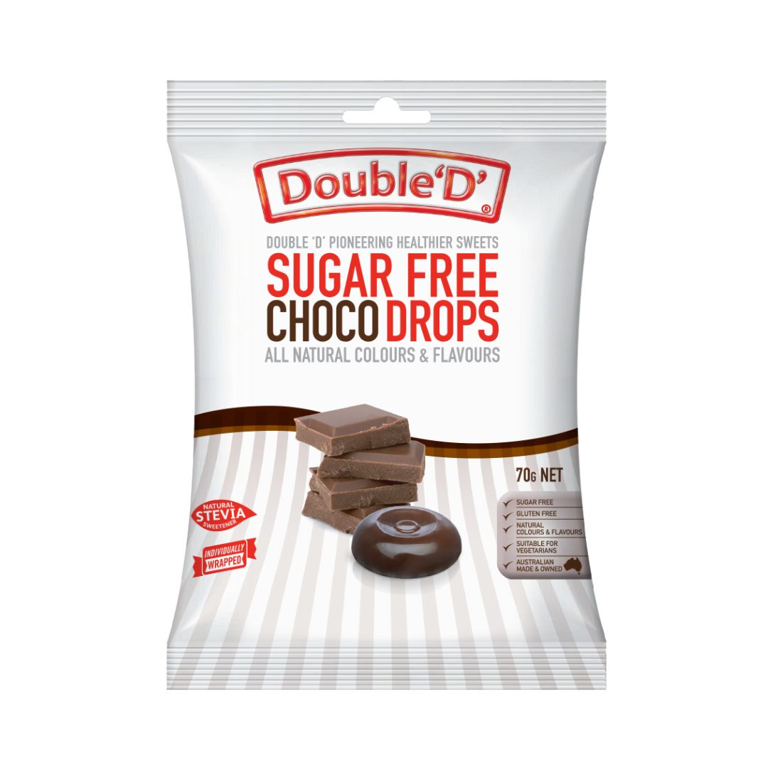 Double D Sugar Free Choco Drops - Gluten Free Shop