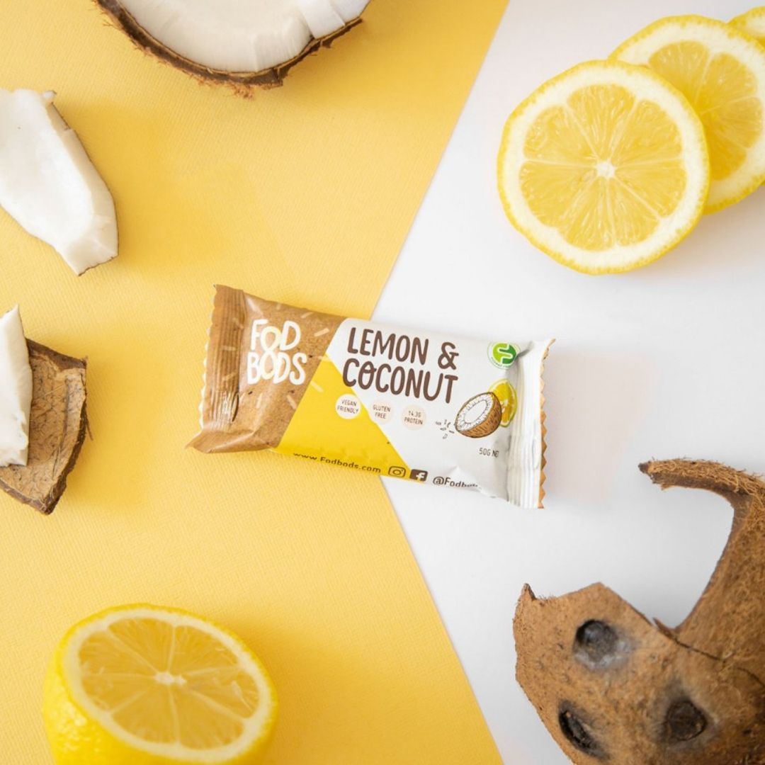 Fodbods Lemon & Coconut Bar