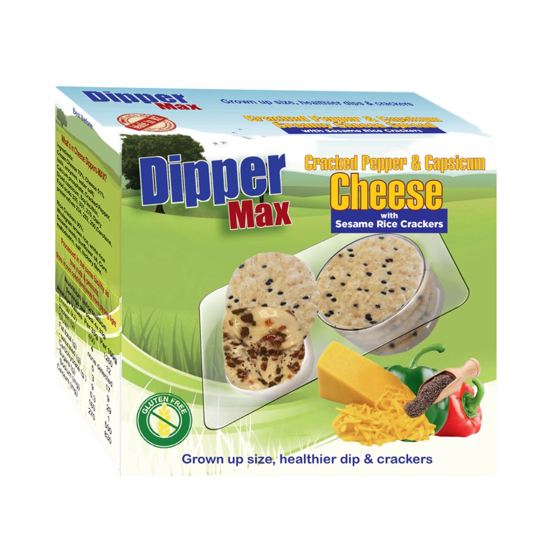 Gonutz Cheese Dippers - Max With Sesame Rice Cracker