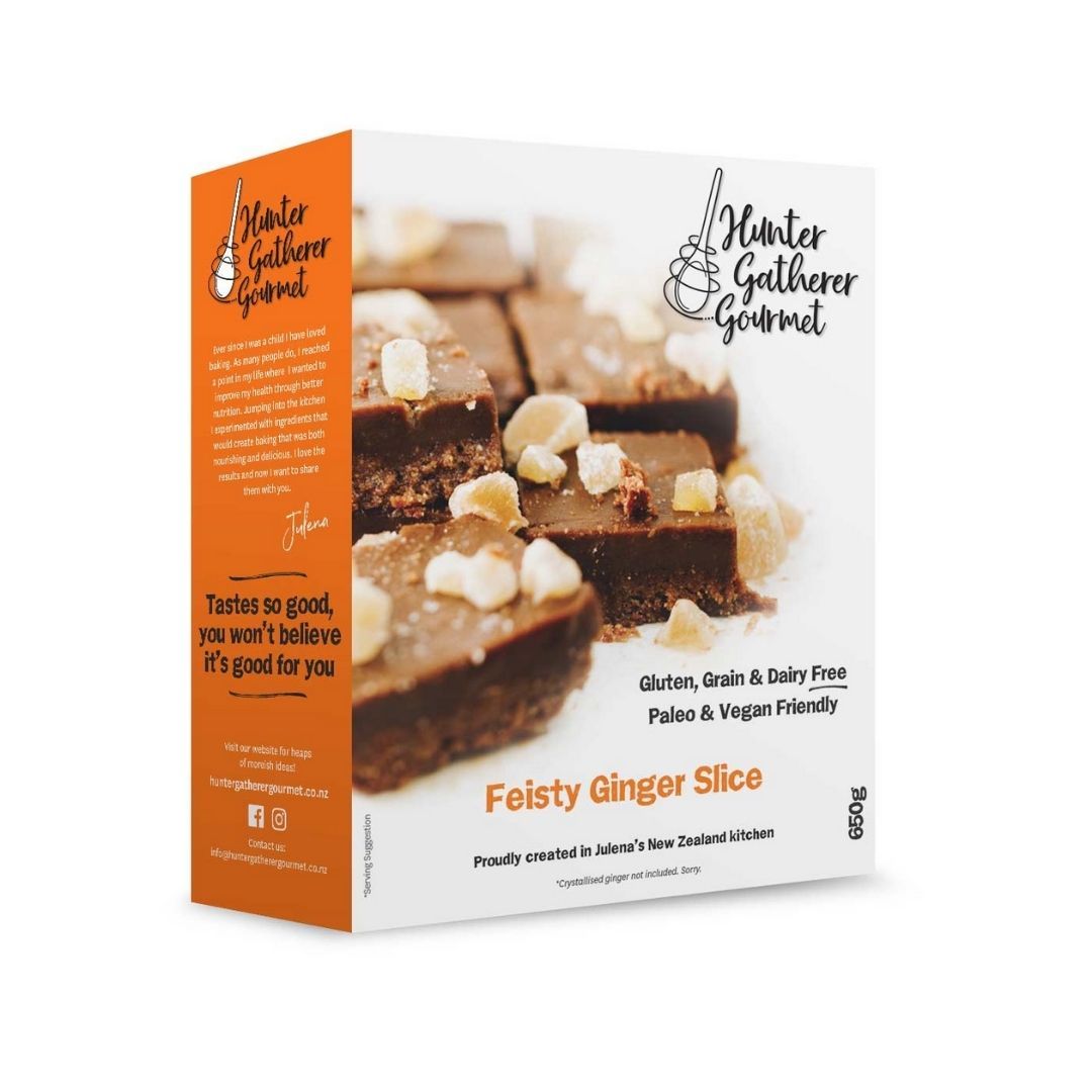 Hunter Gatherer Gourmet Ginger Crunch Slice