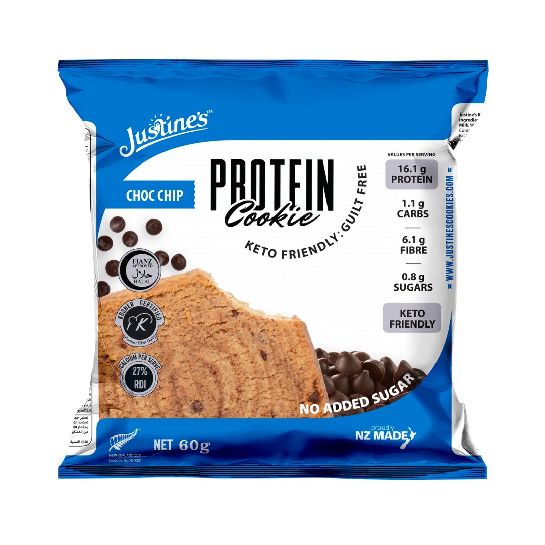 Justine's Keto Choc Chip Protein Cookies