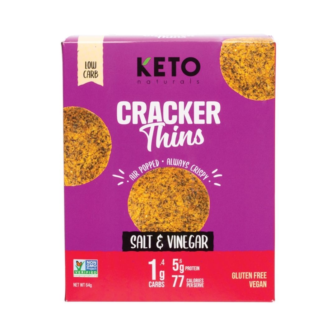 Keto Naturals Salt & Vinegar Cracker Thins