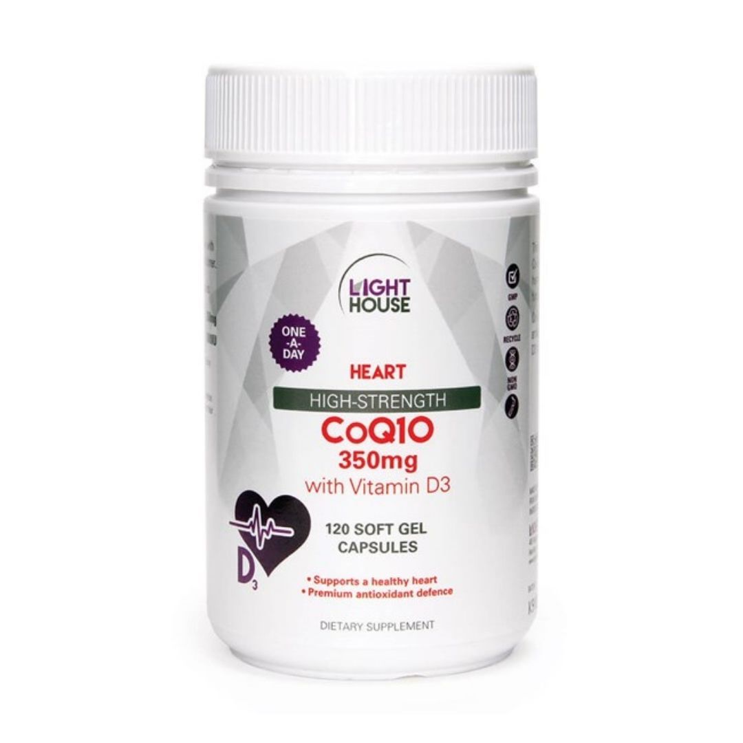 Lighthouse CoQ10 350mg with Vitamin D3 3