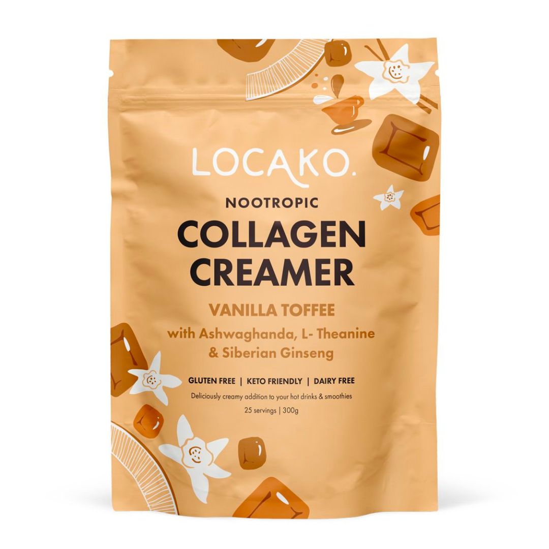 Locako Nootropic Collagen Creamer Vanilla Toffee
