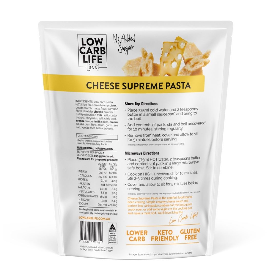 Low Carb Life One Pot Pasta - Cheese Supreme 2