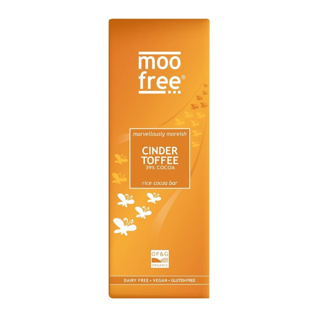 Moo Free Moreish Cinder Toffee Chocolate Bar