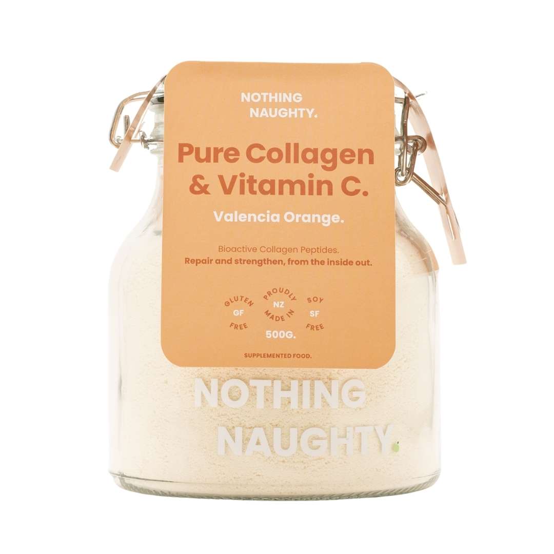Nothing Naughty Pure Collagen Powder Valencia Orange & Vitamin C