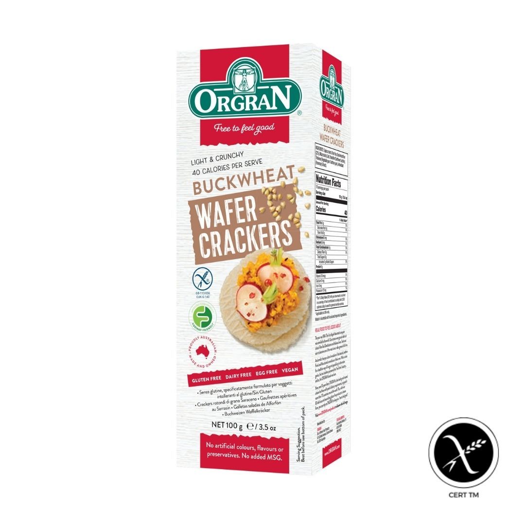 Orgran Multigrain Wafer Cracker With Buckwheat