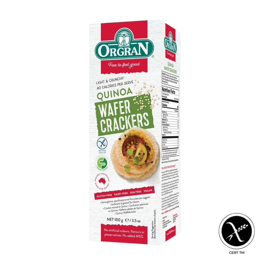 Orgran Multigrain Wafer Cracker With Quinoa