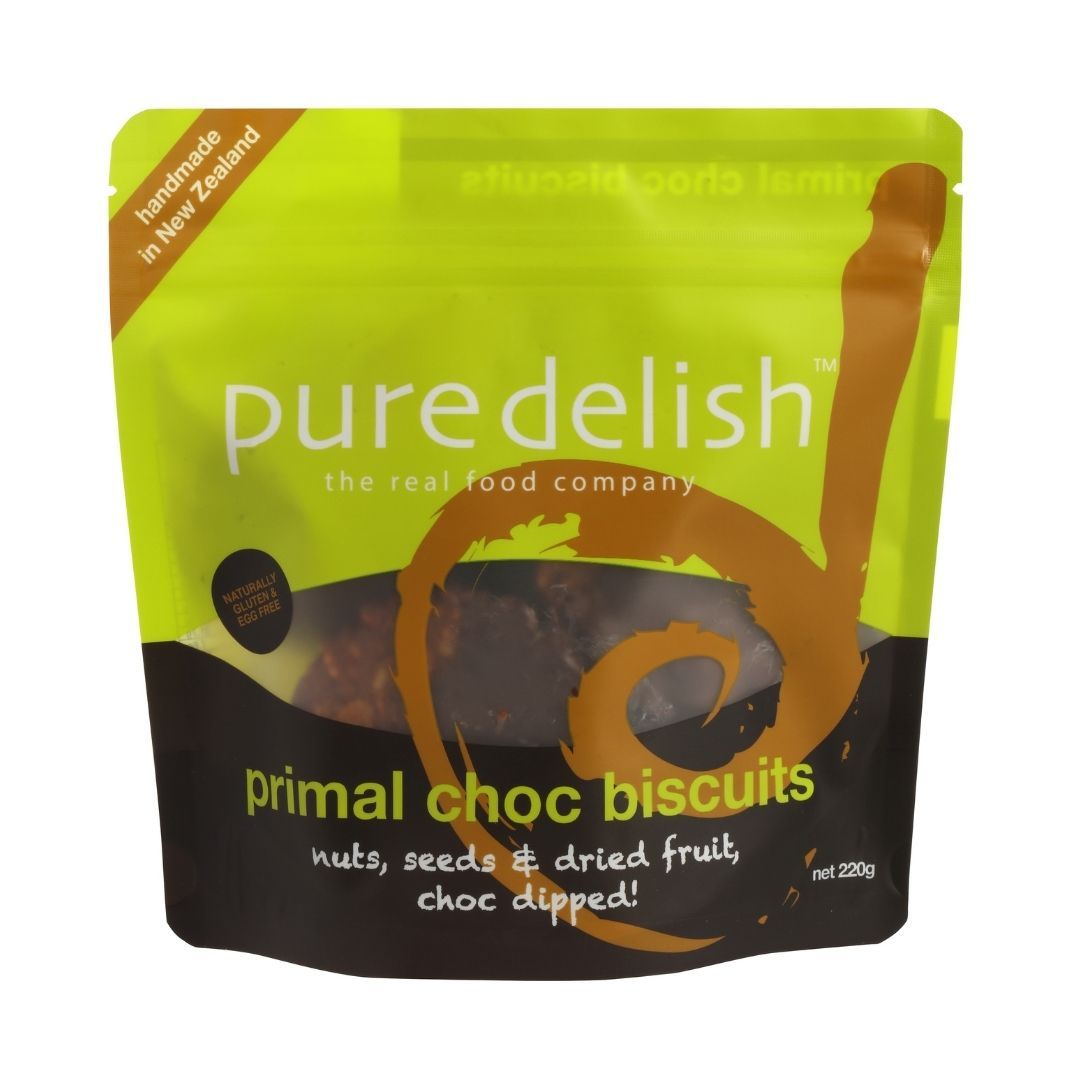 Pure Delish 8 Pack Primal Choc Biscuits