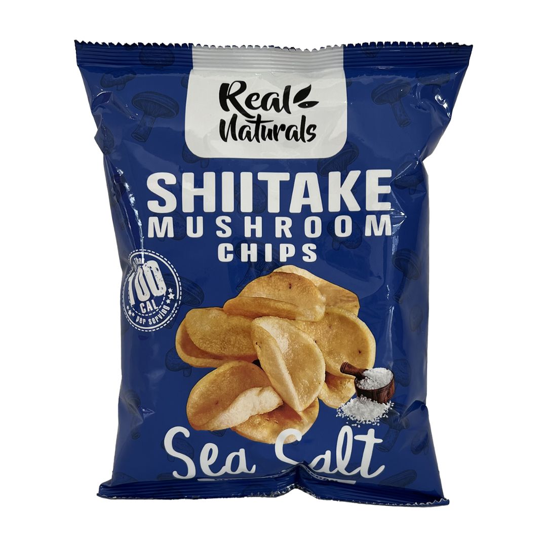Real Naturals Shiitake Mushroom Chips Sea Salt
