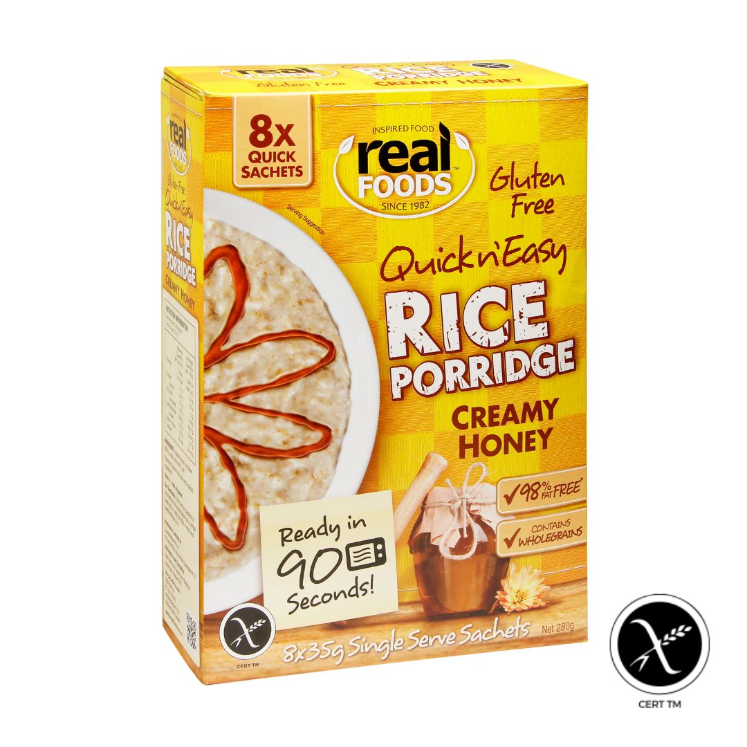 Realfoods Rice Porridge Creamy Honey