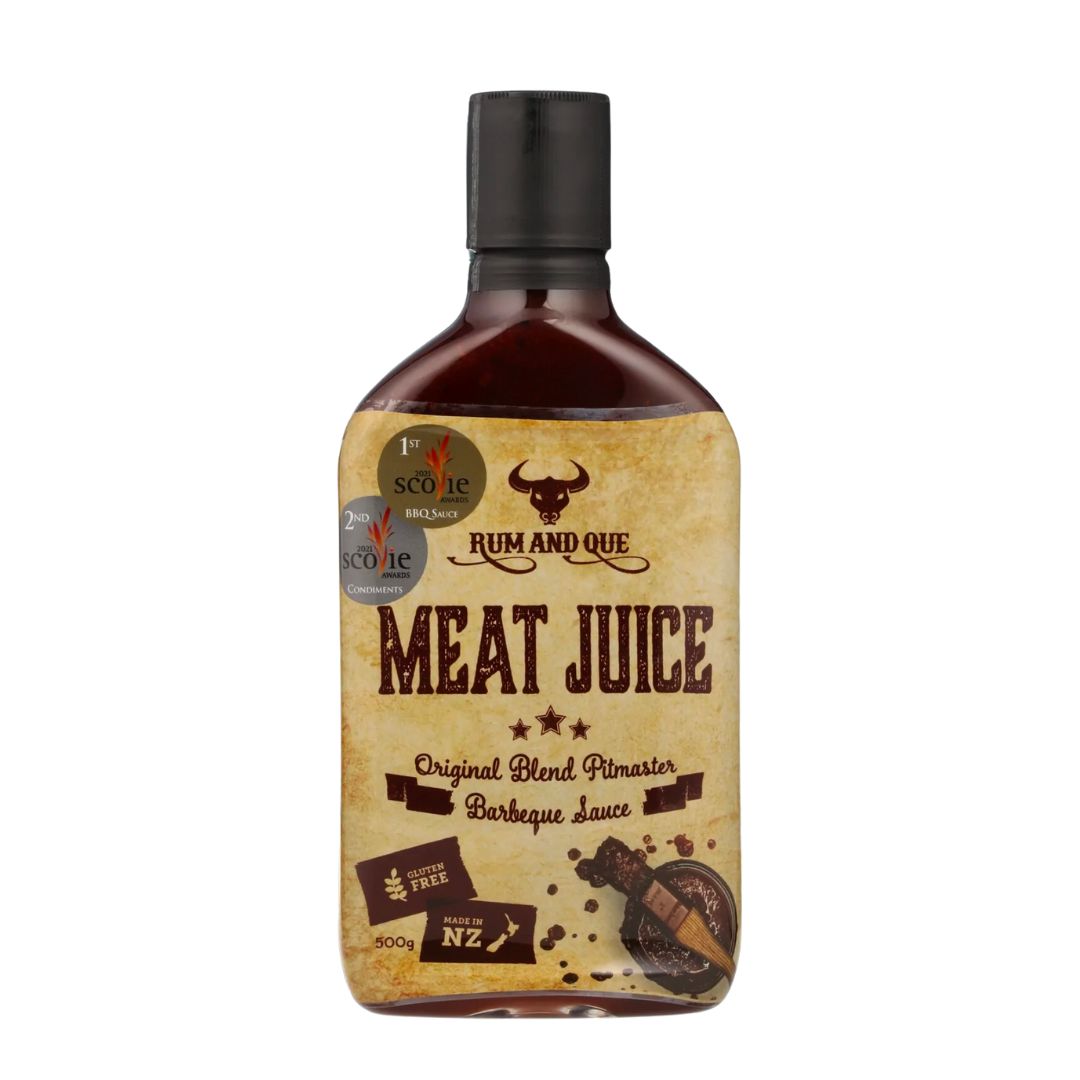 Rum & Que Meat Juice Pitmaster BBQ sauce