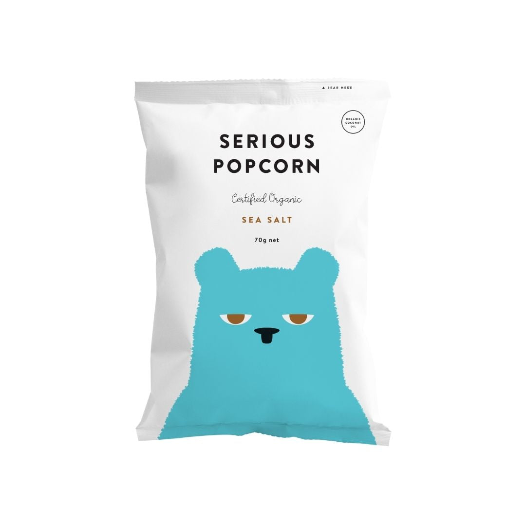 Serious Popcorn Sea Salt 70g - BBD 28th Nov