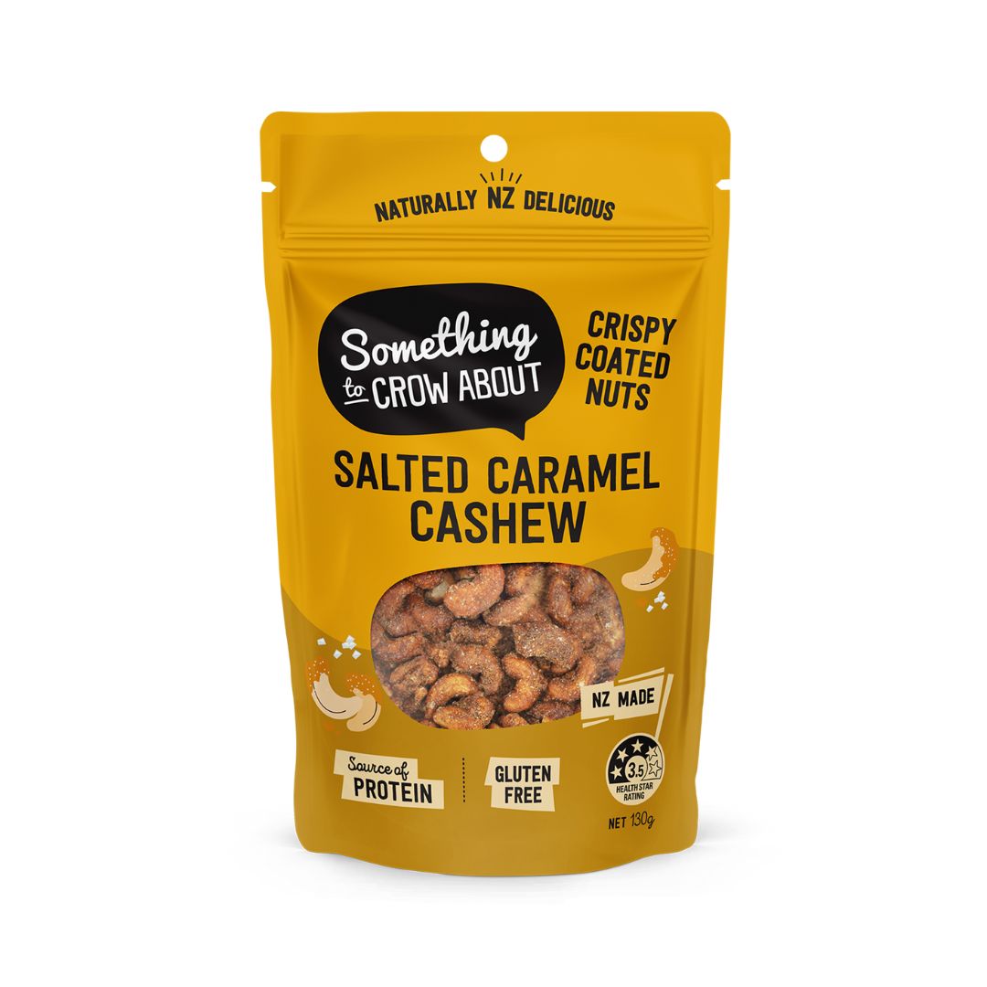 Something To Crow About Coated Nuts - Salted Caramel Cashews