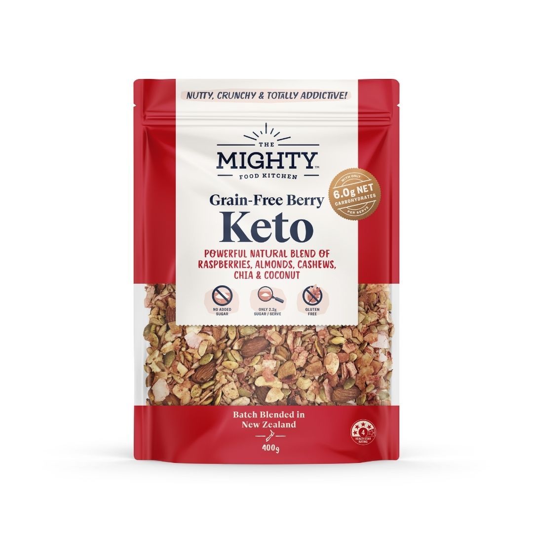 The Mighty Food Kitchen Berry Keto Grain Free Granola