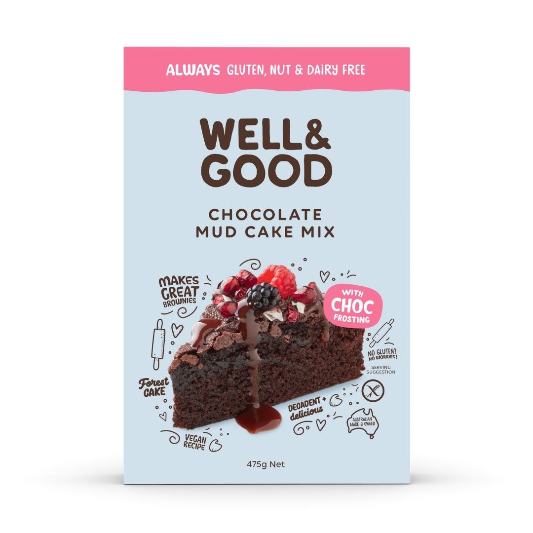 Well & Good Chocolate Mud Cake & Frosting