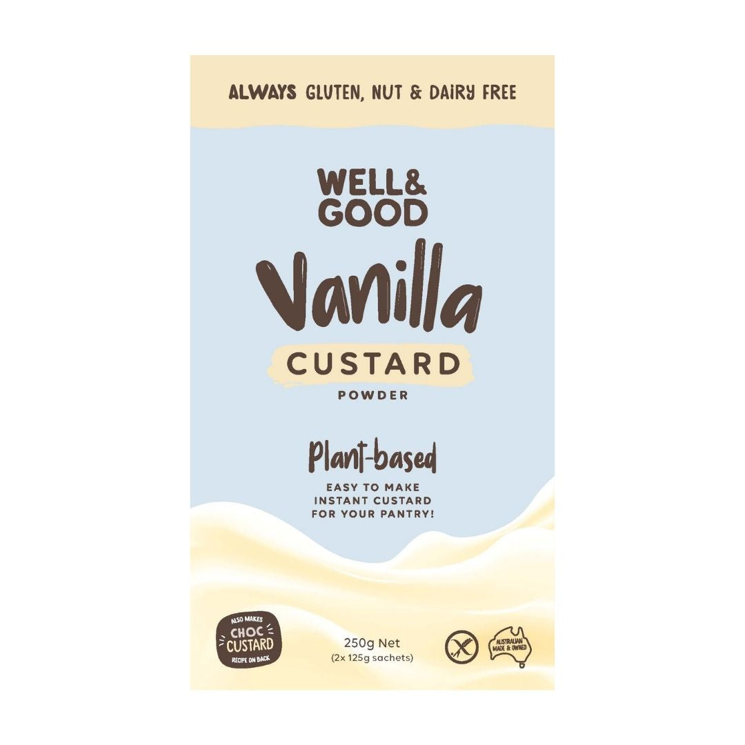 Well & Good Plant Based Vanilla Custard Powder