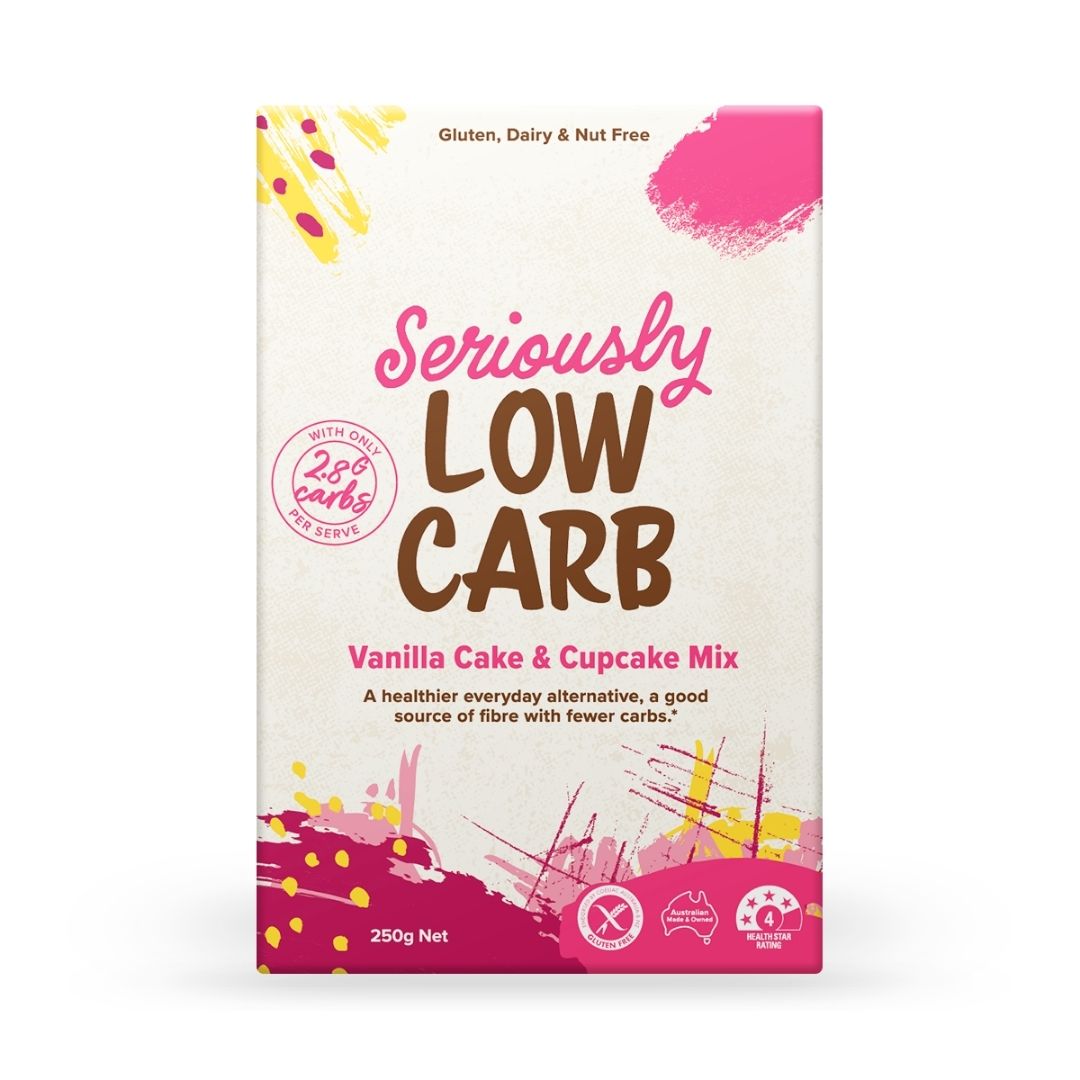 Well & Good Seriously Low-Carb Vanilla Cake & Cupcake Mix