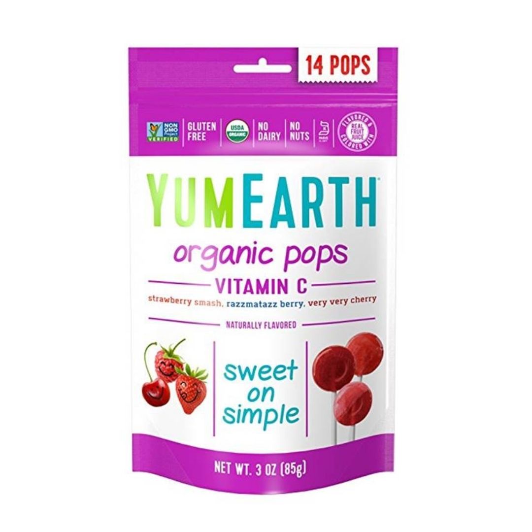Yum Earth Organic Lollipops Bags Vitamin C